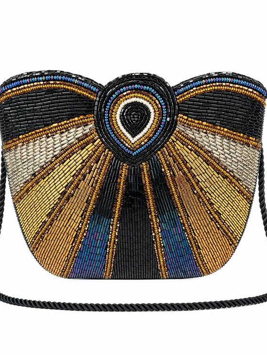 American Vintage Handbags - Vintage Hand Beaded Art Deco Evening Bag Museum Quality Rare